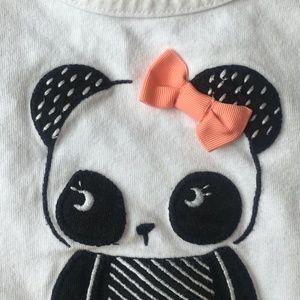 3 piece Gymboree Panda shirt and pant set